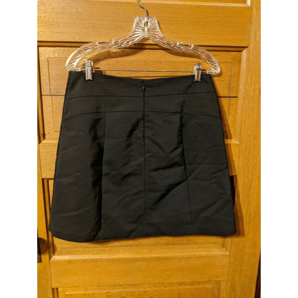 Elle Size 10 Skirt Pencil Black Stretchy Lined Womens